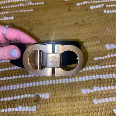 black and gold ferragamo belt fake|real ferragamo belt.